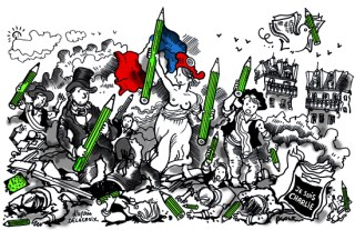 Liberté guidant le peuple - Plantu